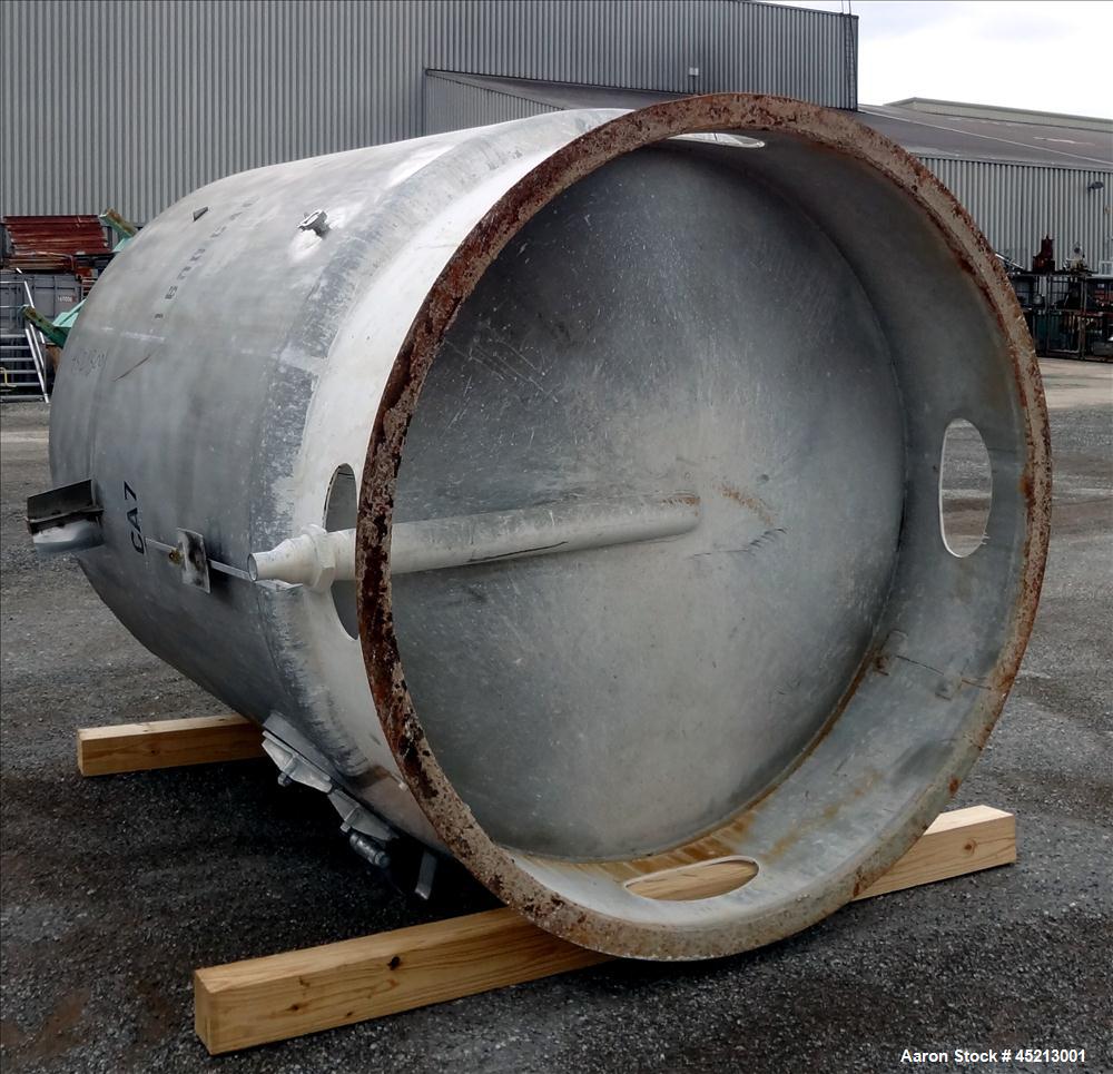 Used 2000 Gallon Stainless Steel Groen Pressure Tank, Model 2B-WC-1000