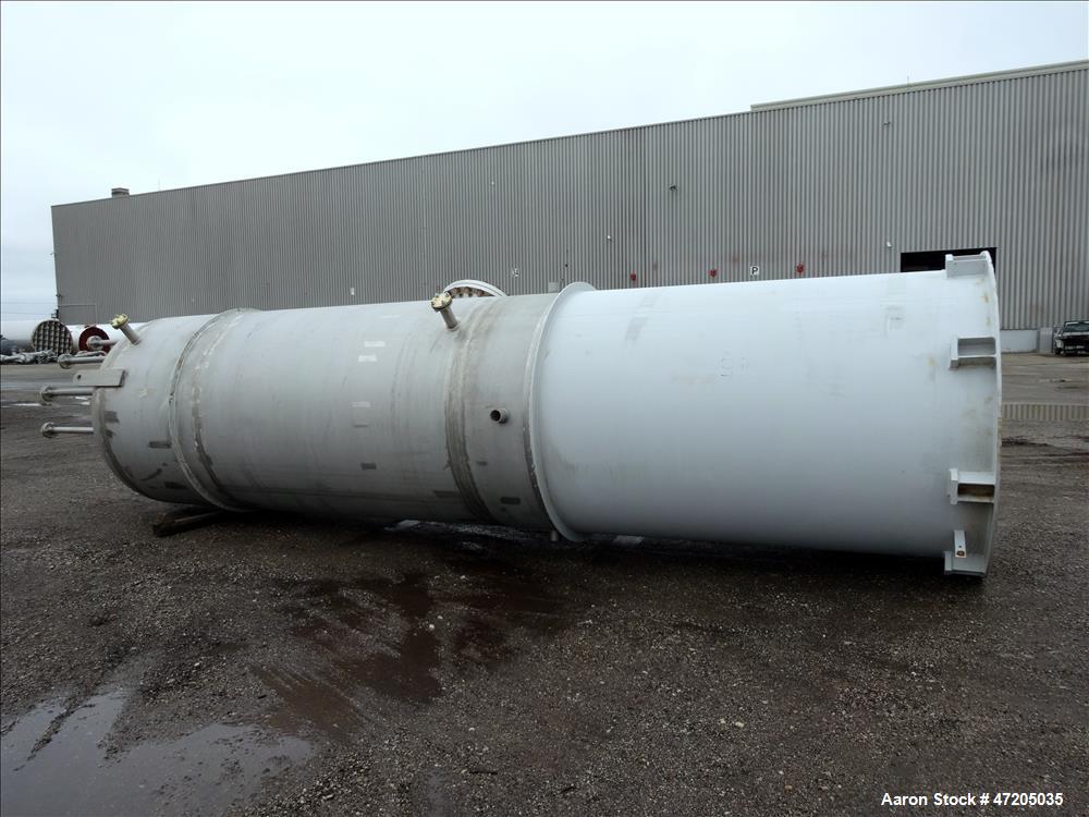 Unused- Harris Thermal Transfer Products Pressure Tank, Approximately 2,750 Gallon, 304L Stainless Steel, Vertical. 72" Diameter x 144" straight side. Elliptical top and bottom heads. Internal rated ...