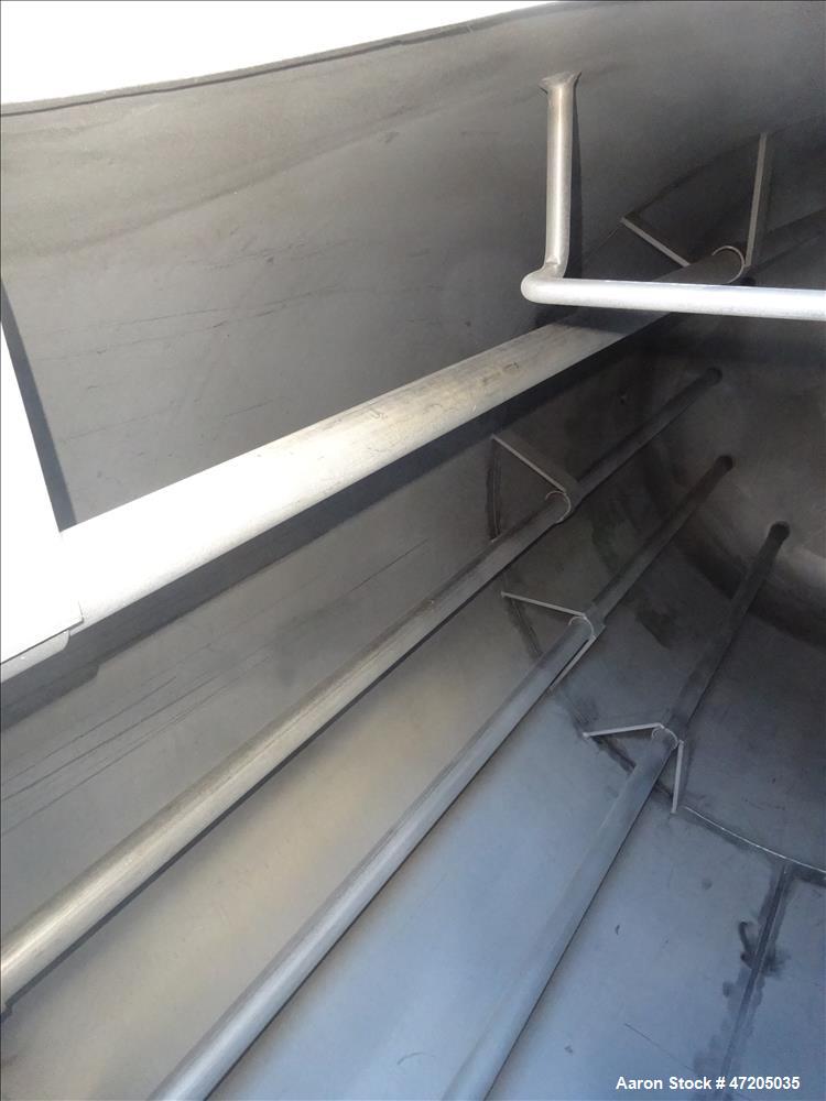 Unused- Harris Thermal Transfer Products Pressure Tank, Approximately 2,750 Gallon, 304L Stainless Steel, Vertical. 72" Diameter x 144" straight side. Elliptical top and bottom heads. Internal rated ...