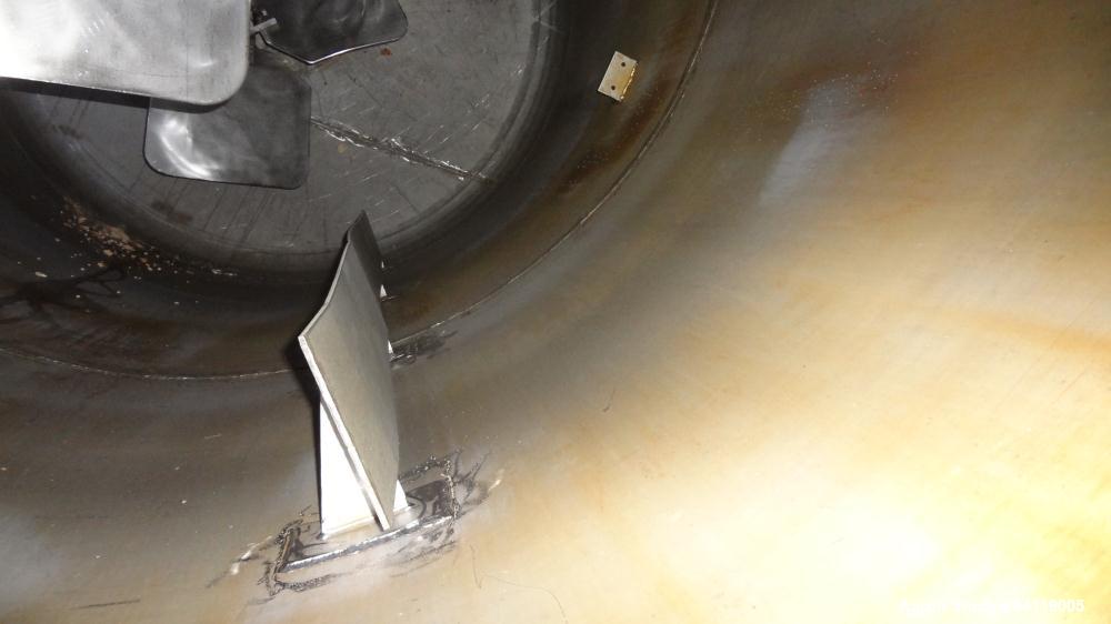 Used Imperial Steel Pressure Tank / Reactor, 4775 Gallon, 304 Stainless Steel, Vertical. 96" Diameter x 138" straight side, dished top and bottom. Internal rated 15 psi & Full Vacuum at 300 degrees F...