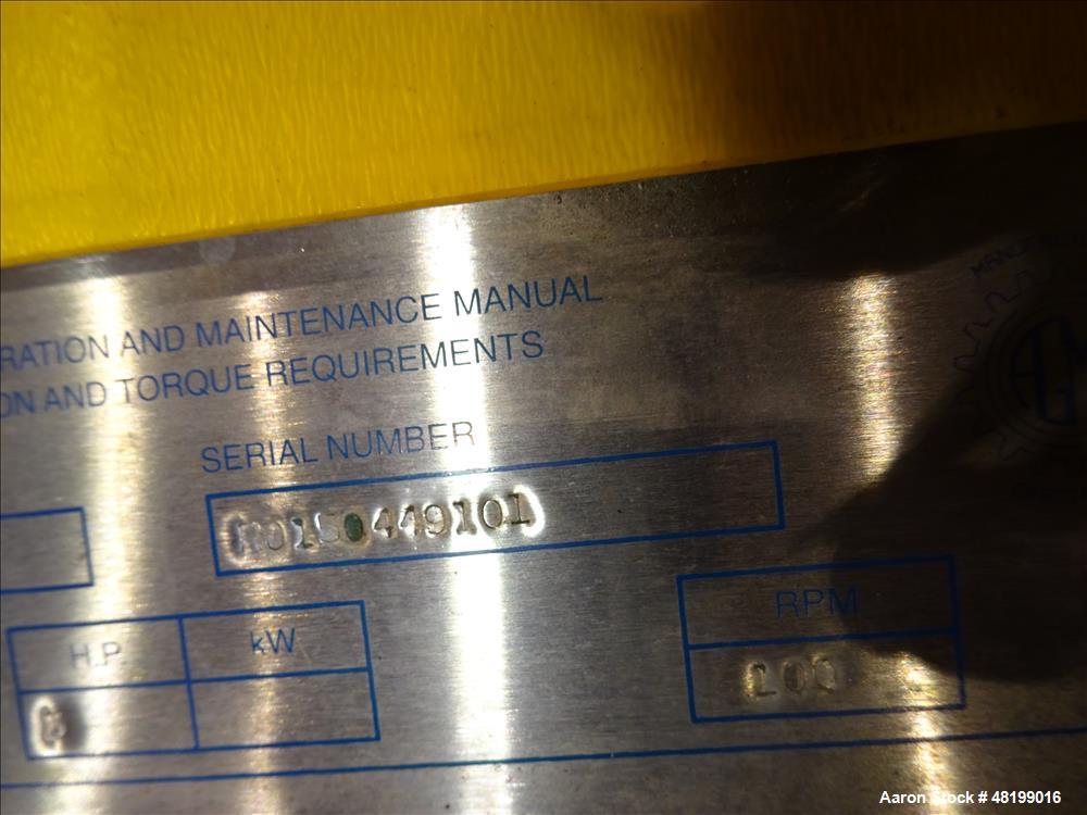 Used Industrial Piping, 1500 Gallon, 304L Stainless Steel, Vertical Tank.