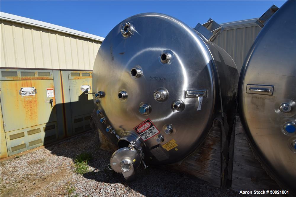 Used- Inox-Tech Pressure Tank, Approximate 3,000 Gallon