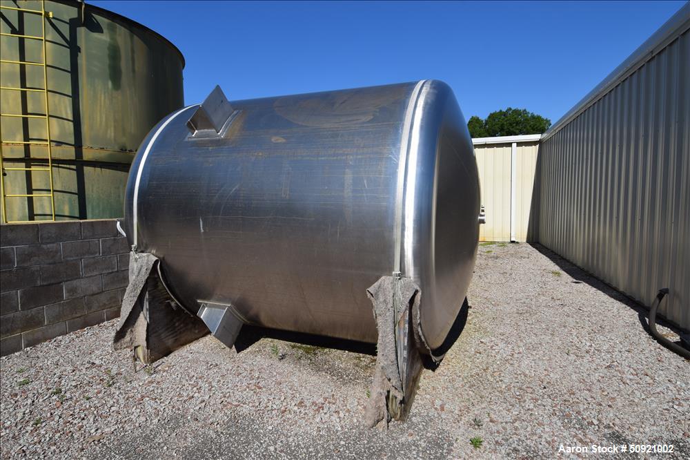 Used Inox-Tech Pressure Tank, Approximate 3,000 Gallon
