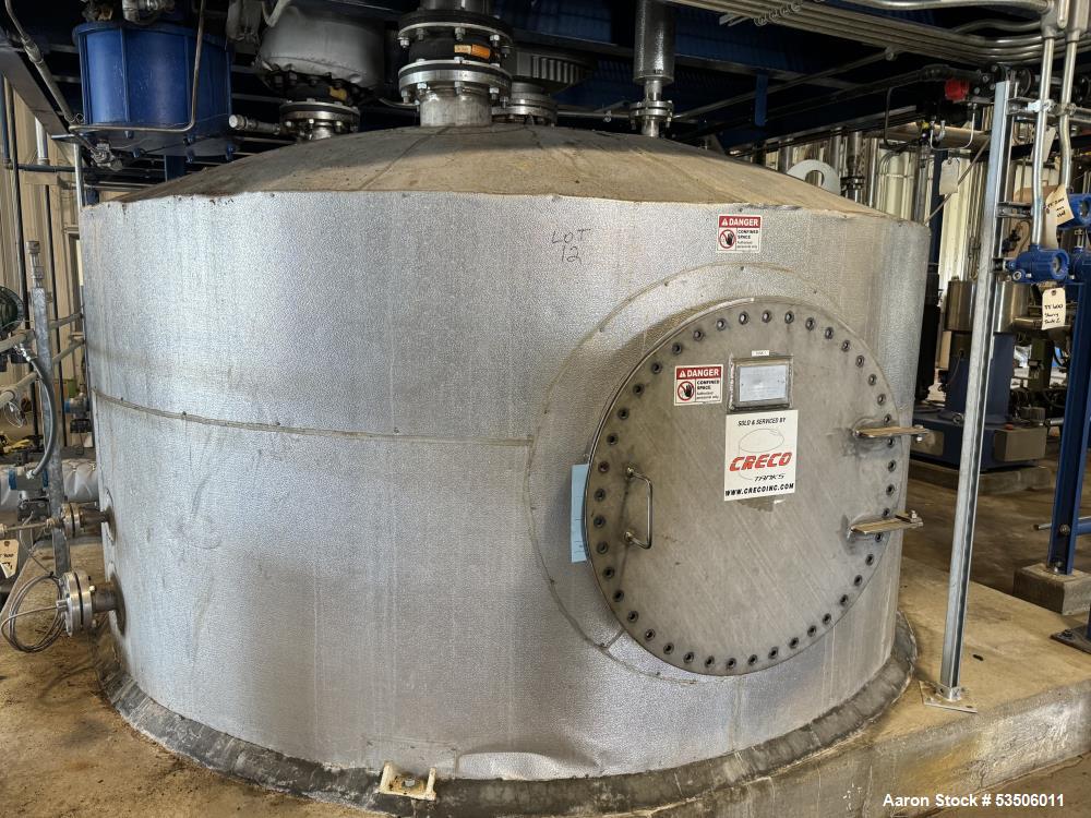 Used 2000 Gallon 304L Stainless Steel Tank | Mixtec 40 HP Agitator