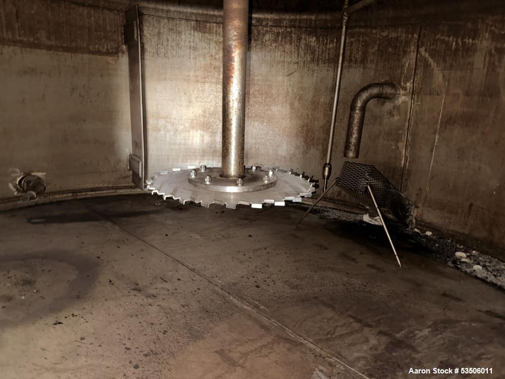 Used 2000 Gallon 304L Stainless Steel Tank | Mixtec 40 HP Agitator