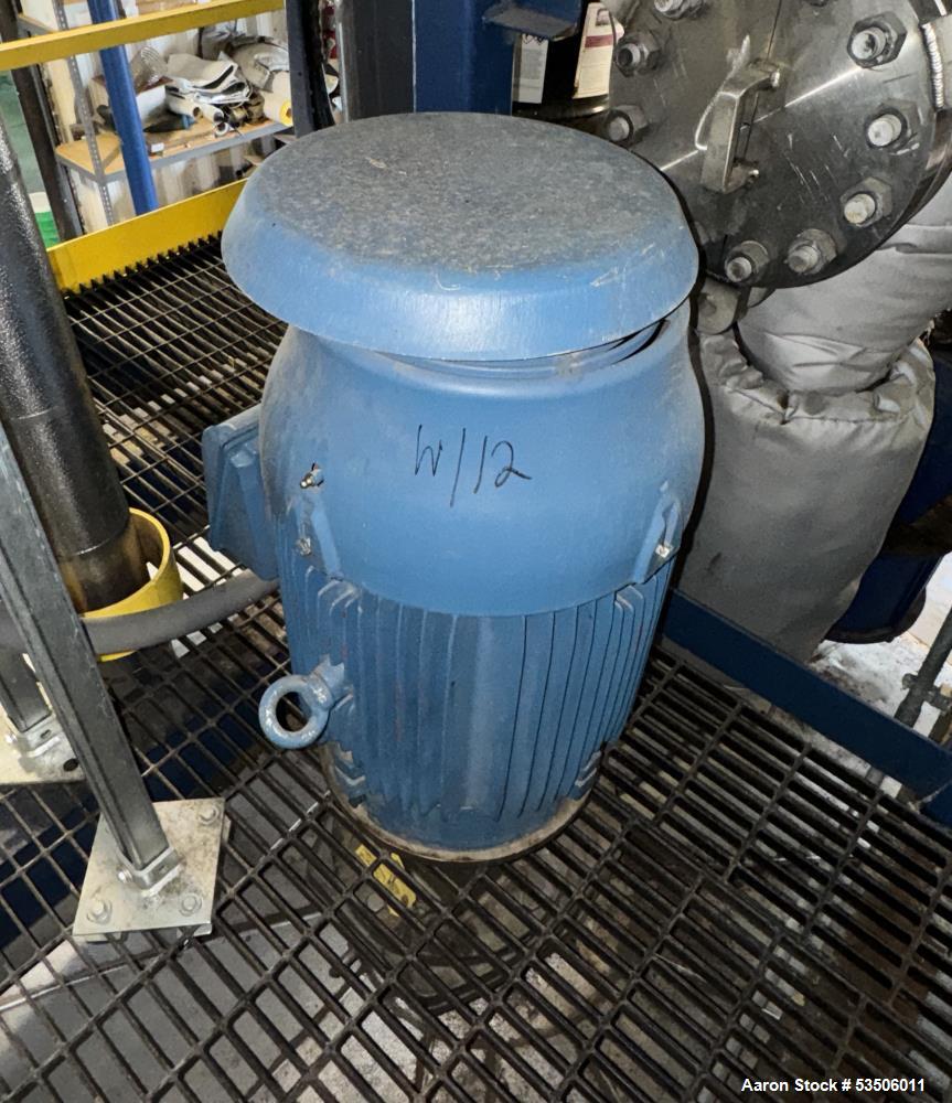 Used 2000 Gallon 304L Stainless Steel Tank | Mixtec 40 HP Agitator