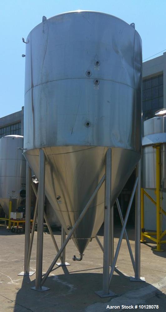 Used JV Northwest Inc 3,900-Gallon Jacketed Stainless Steel Vertical Tank