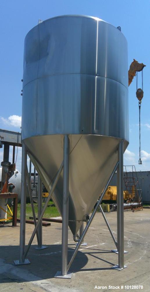 Used JV Northwest Inc 3,900-Gallon Jacketed Stainless Steel Vertical Tank