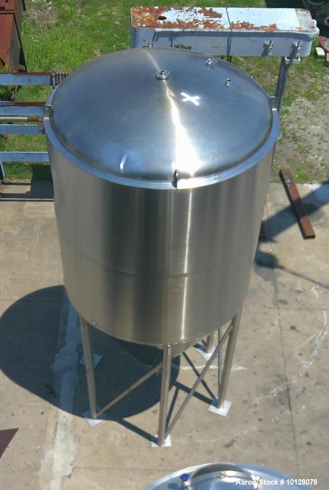Used JV Northwest Inc 3,900-Gallon Jacketed Stainless Steel Vertical Tank
