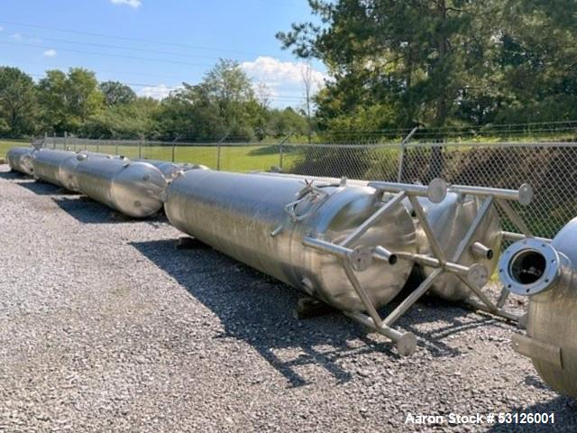 Used JV Northwest 1500 Gallon Ozone Reactor Tank – Stainless Steel, Vertical