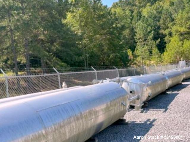 Used JV Northwest 1500 Gallon Ozone Reactor Tank – Stainless Steel, Vertical