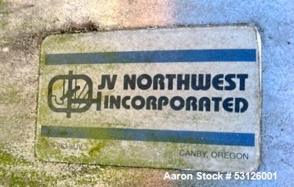 Used JV Northwest 1500 Gallon Ozone Reactor Tank – Stainless Steel, Vertical