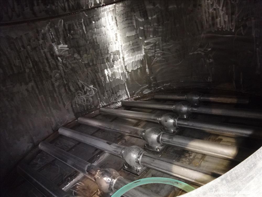 Unused- Graver Water Systems Approximate 4000 Gallon Mixed Bed Vessel Ion Exchange Column Tank. Manufactured by Kennedy Tank, 304/304L stainless steel, vertical. 120" Diameter x 60" straight side, 2:...