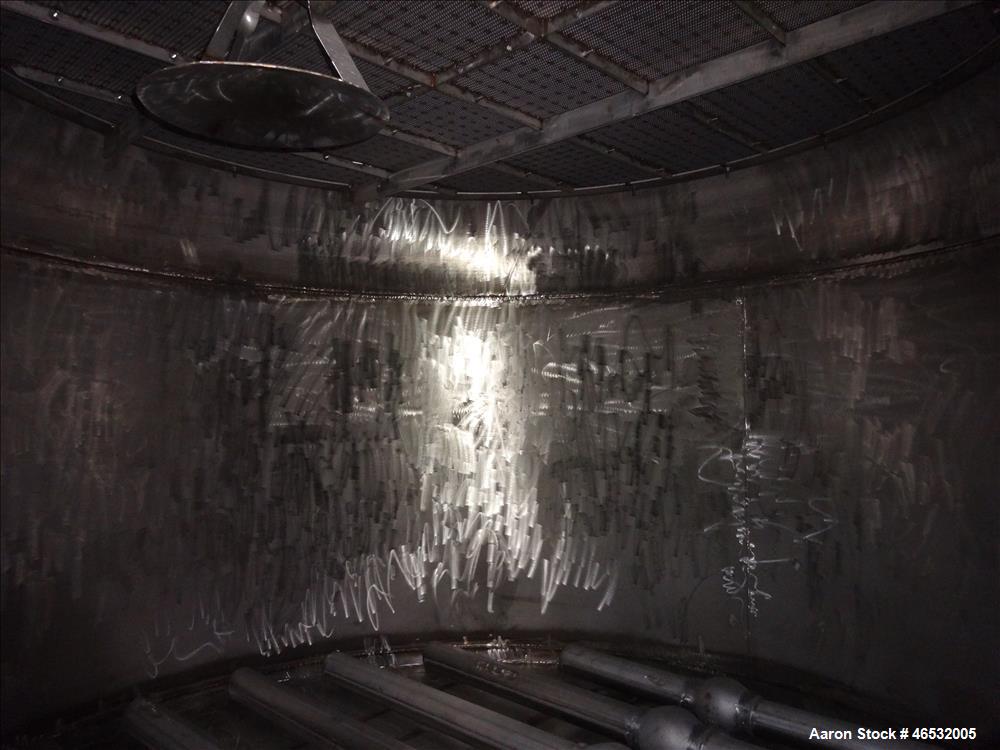 Unused- Graver Water Systems Approximate 4000 Gallon Mixed Bed Vessel Ion Exchange Column Tank. Manufactured by Kennedy Tank, 304/304L stainless steel, vertical. 120" Diameter x 60" straight side, 2:...