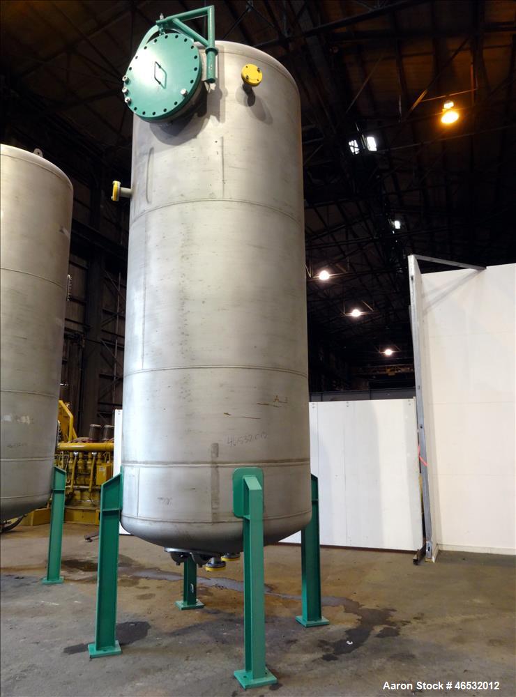 Unused- Graver Water Systems Approximate 3000 Gallon Fresh Resin Storage Vessel. Manufactured by Kennedy Tank, 304/304L stai...