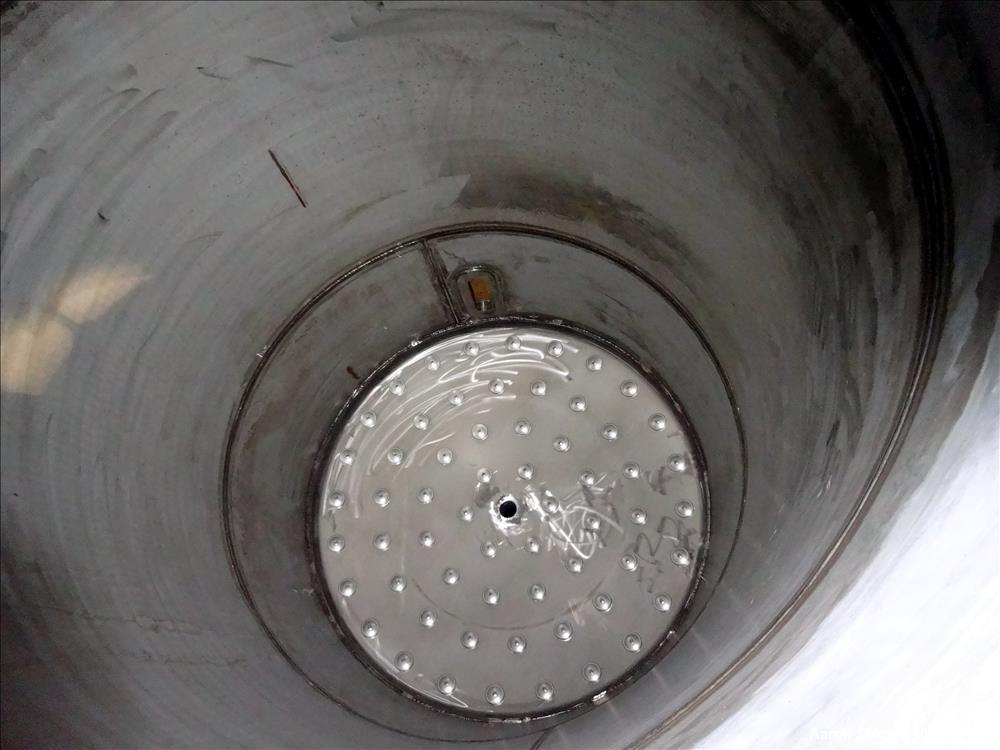 Unused- Graver Water Systems Approximate 3000 Gallon Fresh Resin Storage Vessel. Manufactured by Kennedy Tank, 304/304L stainless steel, vertical. 72" Diameter x 168" straight side, dished top and bo...