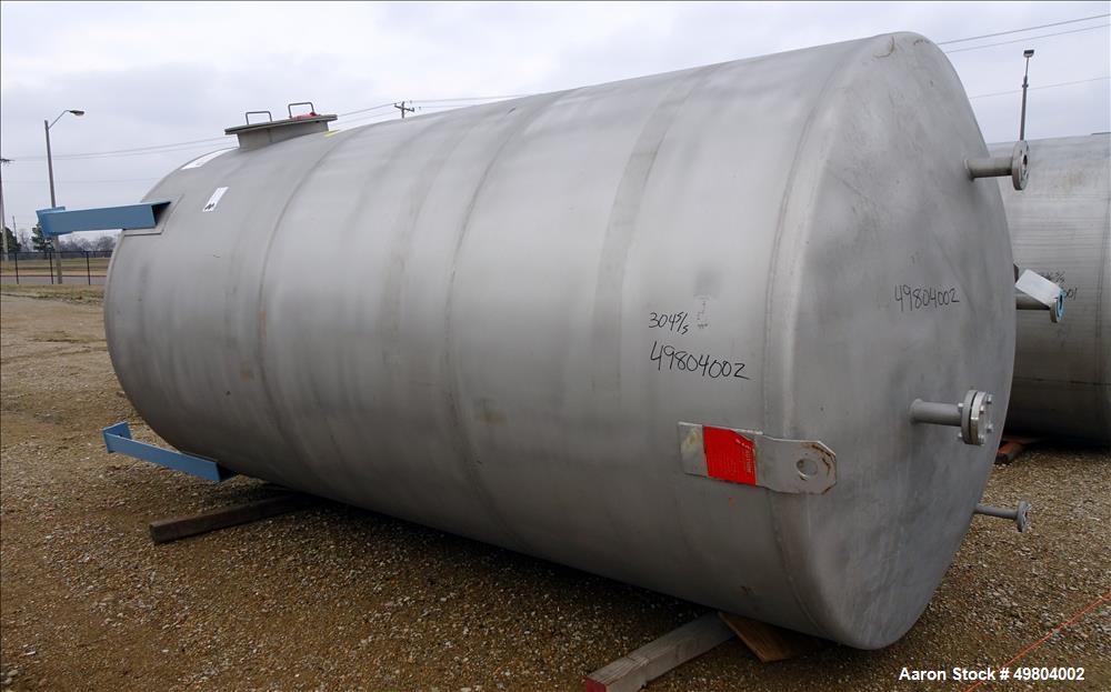 Used- Kennedy Tank, Approximate 3,800 Gallon, 304 Stainless Steel