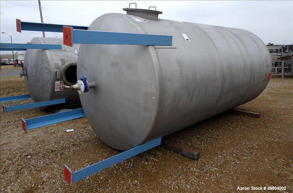 Used- Kennedy Tank, Approximate 3,800 Gallon, 304 Stainless Steel