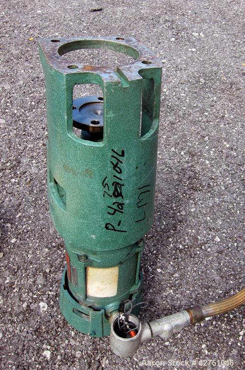 Used Langsenkamp Tank, 2000 Gallon, 304 Stainless Steel, Vertical. 84" Diameter x 78" straight side, dished top, coned bottom. Off center top entering Lightnin agitator, model N33G-90. 1-1/2" Diamete...