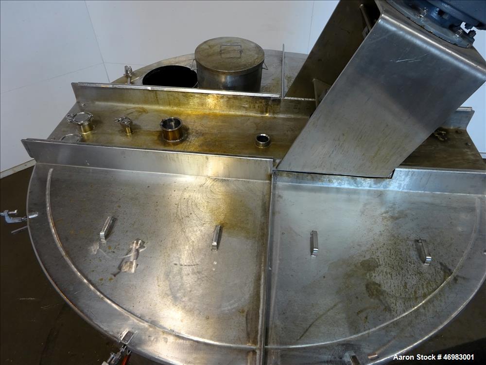 Used Lee Industries Mixing Tank, 1000 Gallon,  Model # 1000 A5S, 316 Stainless