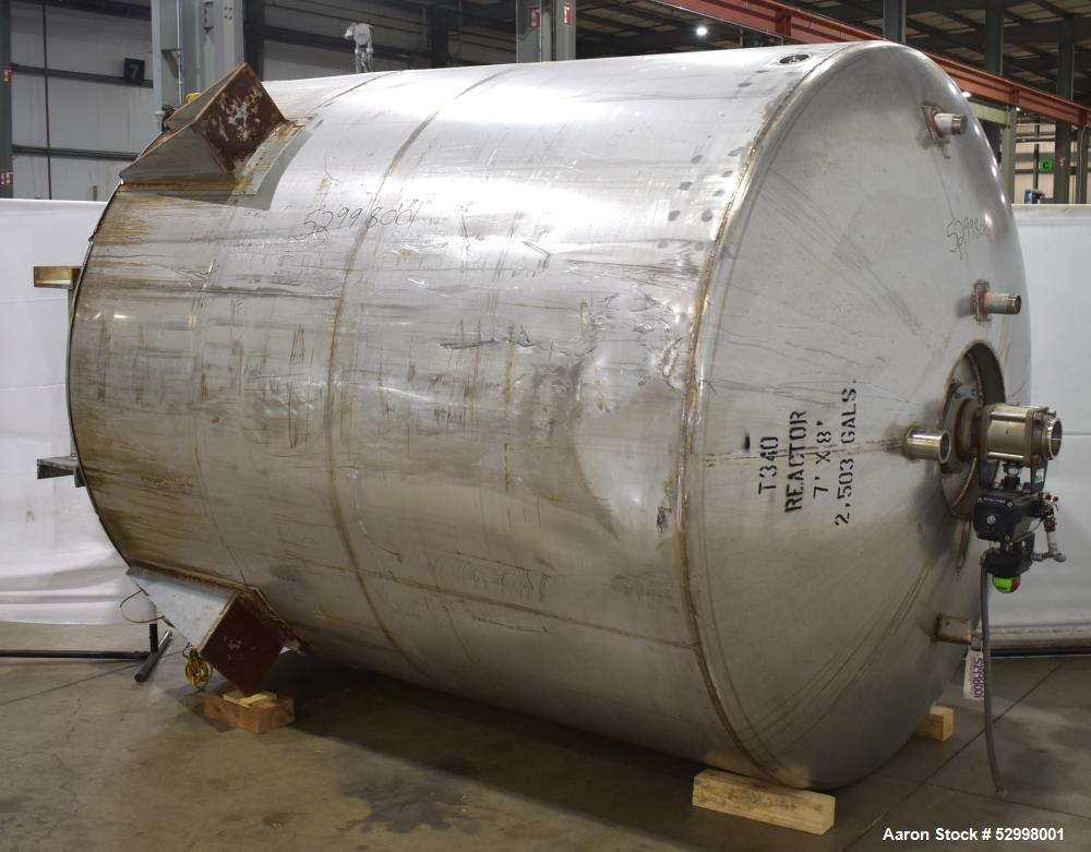 Lee Industries Model 2500UDBT 2500 Gallon Jacketed Tank