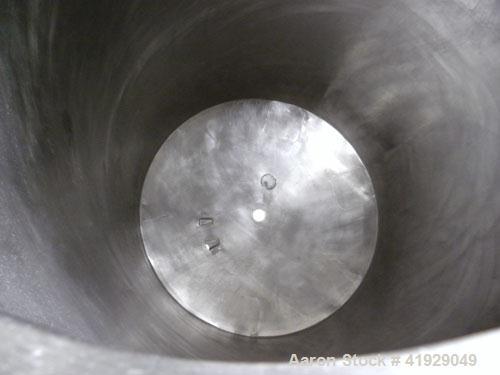 Used Lee Metal Products Tank, 2000 Gallon, 316 Stainless Steel, Vertical. 76" Diameter x 108" straight side, dished top and bottom. Openings: top (2) 3" tri-clamp, 4" vent, 22" manway with cover; 4" ...
