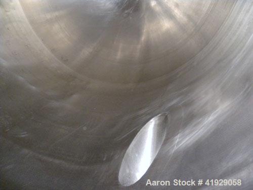 Used Lee Metal Products Tank, 1500 Gallon, 316 Stainless Steel, Vertical. 76" diameter x 56" straight side. Dished 304 stainless steel top head, hemisperical bottom. Approximate 92" overall depth. To...