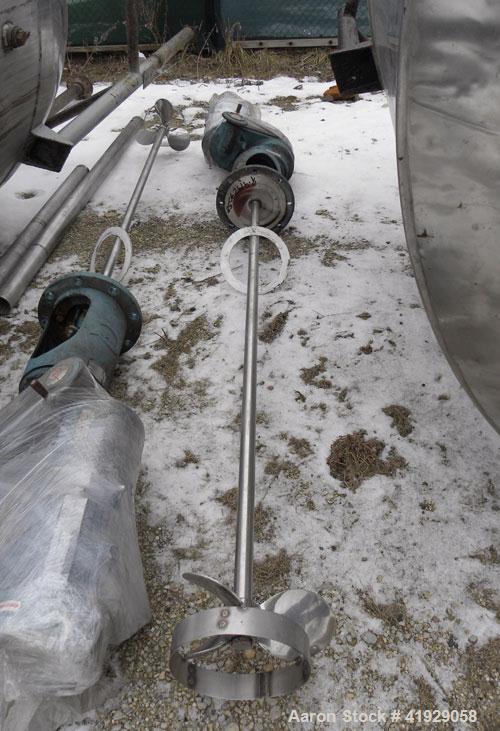 Used Lee Metal Products Tank, 1500 Gallon, 316 Stainless Steel, Vertical. 76" diameter x 56" straight side. Dished 304 stainless steel top head, hemisperical bottom. Approximate 92" overall depth. To...