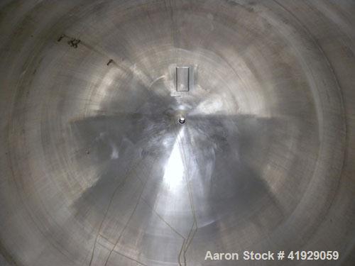 Used Lee Metal Products Tank, 1500 Gallon, 316 Stainless Steel, Vertical. 76" diameter x 56" straight side. Dished 304 stainless steel top head, hemisperical bottom. Approximate 92" overall depth. To...