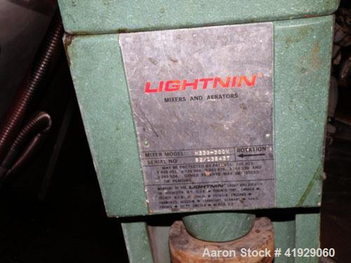 Used Lee Metal Products Tank, 1500 Gallon, stainless steel, vertical. 76" diameter x 56" straight side. Dished top, hemisperical bottom. Approximate 92" overall depth. Top side wall angled entering L...