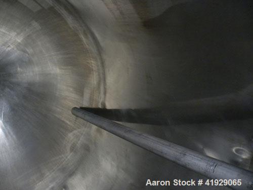 Used Lee Metal Products Tank, 1500 Gallon, 316 stainless steel, vertical. 76" diameter x 56" straight side. Dished 304 stainless steel top head, hemisperical bottom. Approximate 92" overall depth. Op...