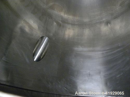 Used Lee Metal Products Tank, 1500 Gallon, 316 stainless steel, vertical. 76" diameter x 56" straight side. Dished 304 stainless steel top head, hemisperical bottom. Approximate 92" overall depth. Op...