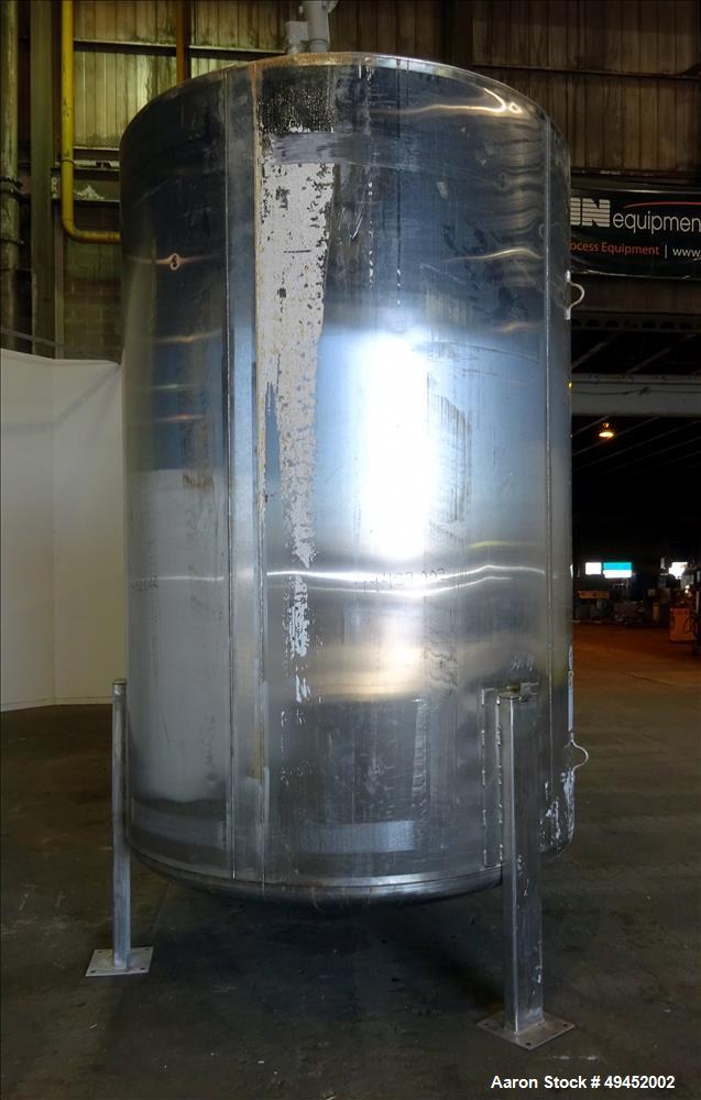 Used Mid State Tank Company Tank, Approximate 2,400 Gallon, 304 Stainless Steel
