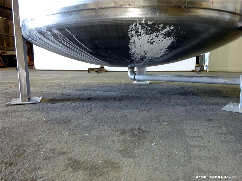 Used Mid State Tank Company Tank, Approximate 2,400 Gallon, 304 Stainless Steel