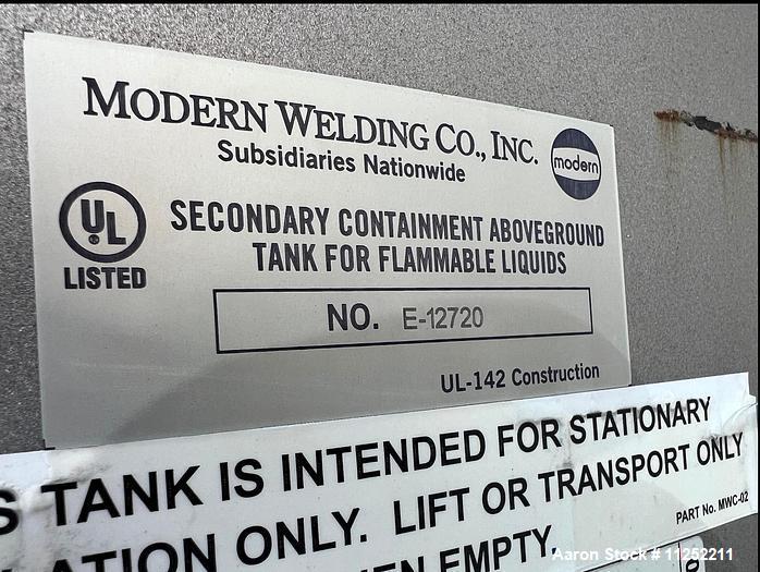 Used- Stainless Steel 4,000 Gallon Double Wall UL-142 Vessel