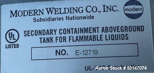 Used 2,000 Gallon Stainless Steel Double Wall UL-142 Vessel – Modern Welding