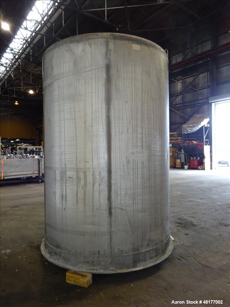 Used Mueller Tank, Model D, 2700 Gallon, 304 Stainless Steel, Vertical