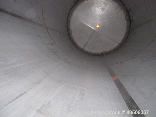 Unused- Mueller Pressure Tank, 2500 Gallon, Model "F", 304L stainless steel, vertical. 72" diameter x 144" straight side, dished top and bottom. Internal rated 30 psi at 350 deg F and -20 deg F at 30...