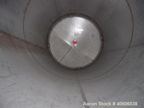 Unused- Mueller Pressure Tank, 2,500 Gallon, Model "F", 304 stainless steel, vertical. 72" diameter x 144" straight side, dished top and bottom. Internal rated 30 psi at 350 deg F and -20 deg F at 30...