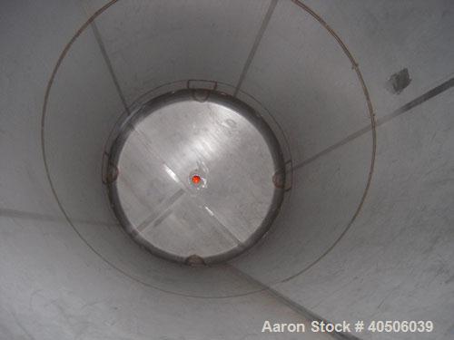 Unused- Mueller Pressure Tank, 2,500 Gallon, Model "F", 304 stainless steel,  vertical. 72" diameter x 144" straight side, dished top and bottom. Internal rated 30 psi at 350 deg F and -20 deg F at 3...