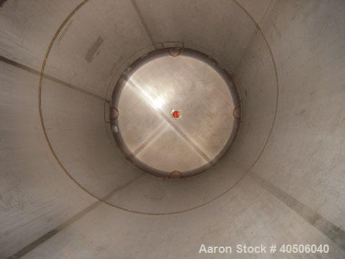 Unused- Mueller Pressure Tank, 2,500 Gallon, Model "F", 304 stainless steel, vertical. 72" diameter x 144" straight side, dished top and bottom. Internal rated 30 psi at 350 deg F and -20 deg F at 30...