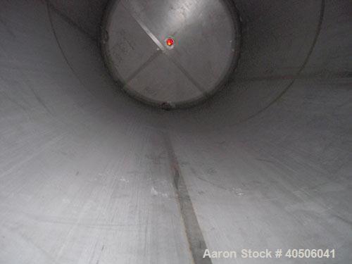 Unused- Mueller Pressure Tank, 2500 Gallon, Model "F", 304L stainless steel, vertical. 72" diameter x 144" straight side, dished top and bottom. Internal rated 30 psi at 350 deg F and -20 deg F at 30...