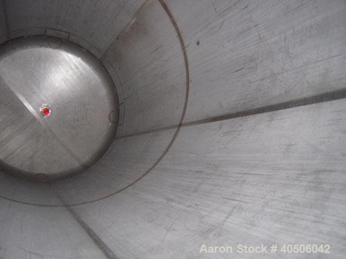 Unused- Mueller Pressure Tank, 2500 Gallon, Model "F", 304L stainless steel, vertical. 72" diameter x 144" straight side, dished top and bottom. Internal rated 30 psi at 350 deg F and -20 deg F at 30...