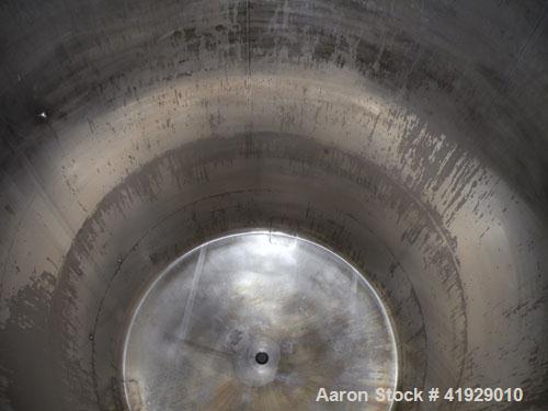 Used Mueller Tank, 2000 Gallon, Model F, Stainless Steel, Vertical. 76" diameter x 106" straight side, dished top and bottom. Openings top 2" tri-clamp, 3" tri-clamp, 4" vent, 8" drive (capped), (2) ...