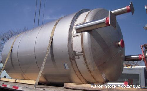 2,500 Gallon Stainless Steel Mueller Pressure Tank, Model "F" 
