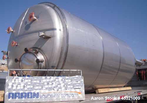2,500 Gallon Stainless Steel Mueller Pressure Tank, Model "F"