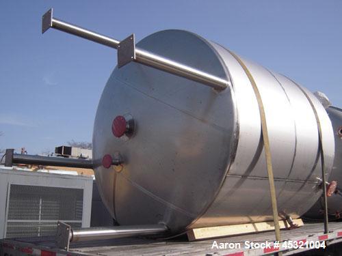 2,500 Gallon Stainless Steel Mueller Pressure Tank, Model "F"