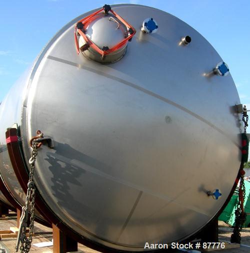 Unused-NEW: Mueller tank, 3000 gallon, 304/304L stainless steel, vertical. 96" diameter x 86" straight side. Dished top and bottom. Insulated with Foamglas, Superwool and stainless steel sheathing. O...