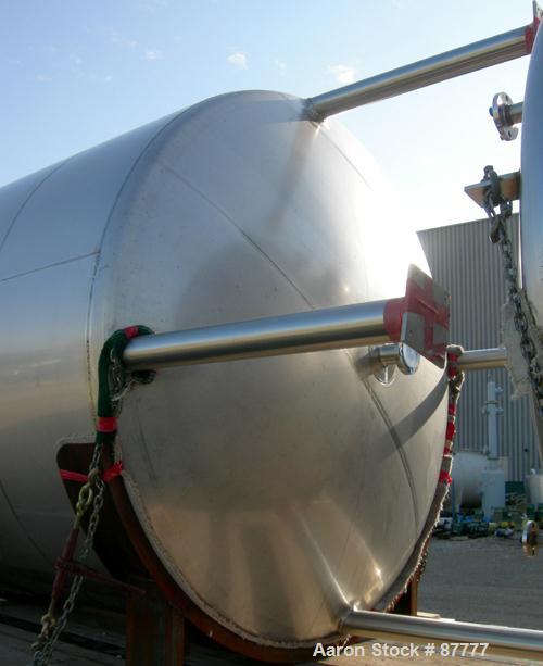 Unused-NEW: Mueller tank, 3000 gallon, 304/304L stainless steel, vertical. 96" diameter x 86" straight side. Dished top and ...