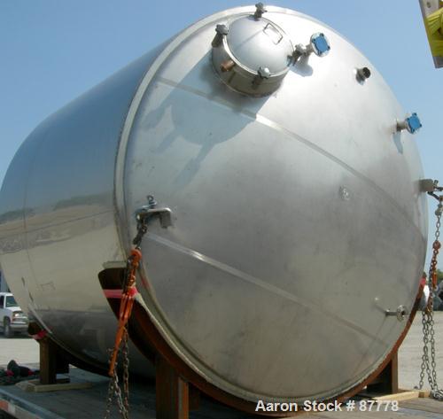 Unused-NEW: Mueller tank, 3000 gallon, 304/304L stainless steel, vertical. 96" diameter x 86" straight side. Dished top and bottom. Insulated with Foamglas, Superwool and stainless steel sheathing. O...